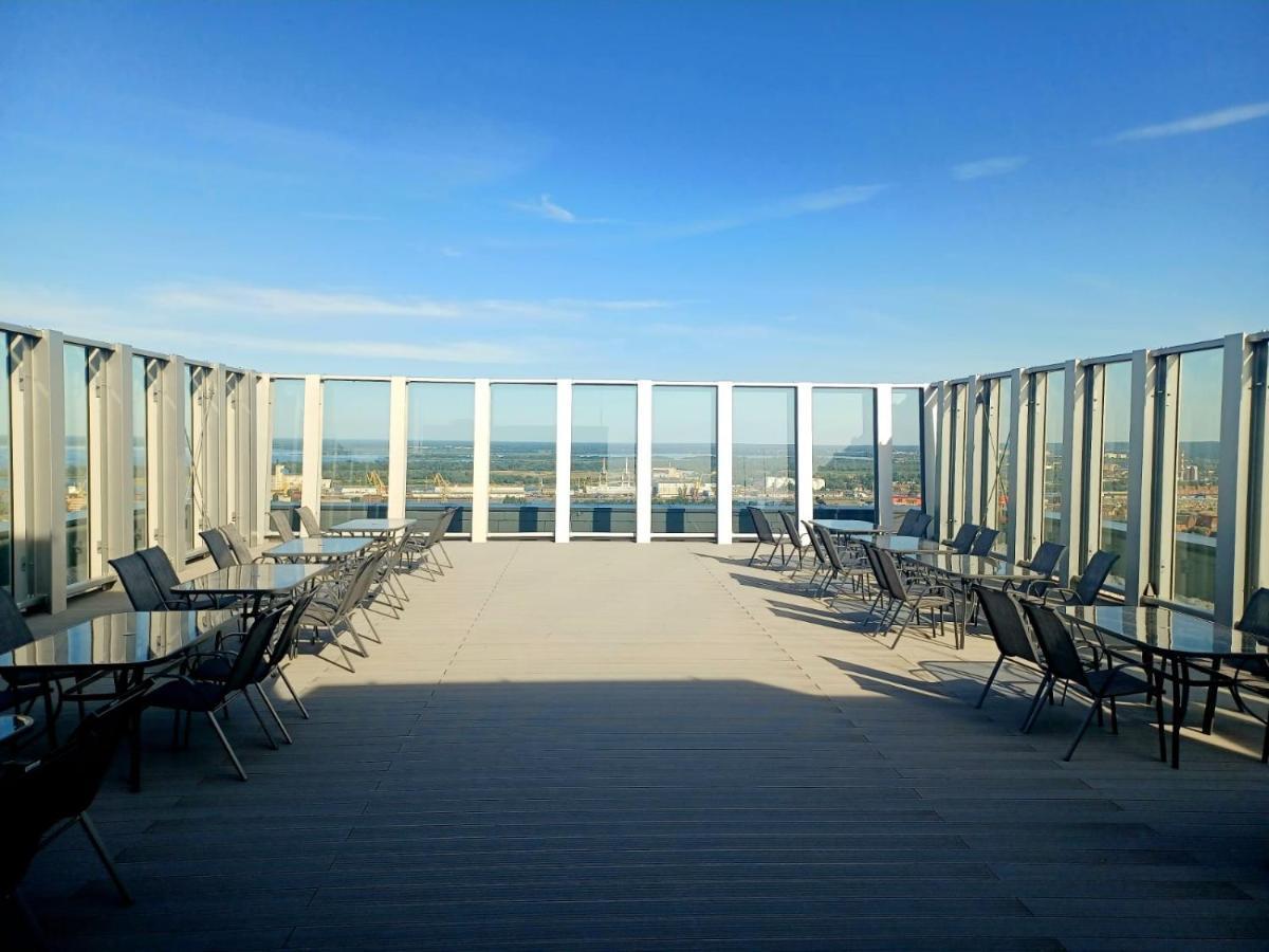 Hanza Tower Ajp Lux Apartment シュチェチン エクステリア 写真