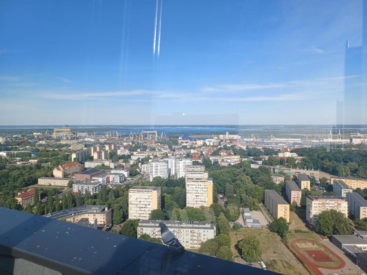 Hanza Tower Ajp Lux Apartment シュチェチン エクステリア 写真